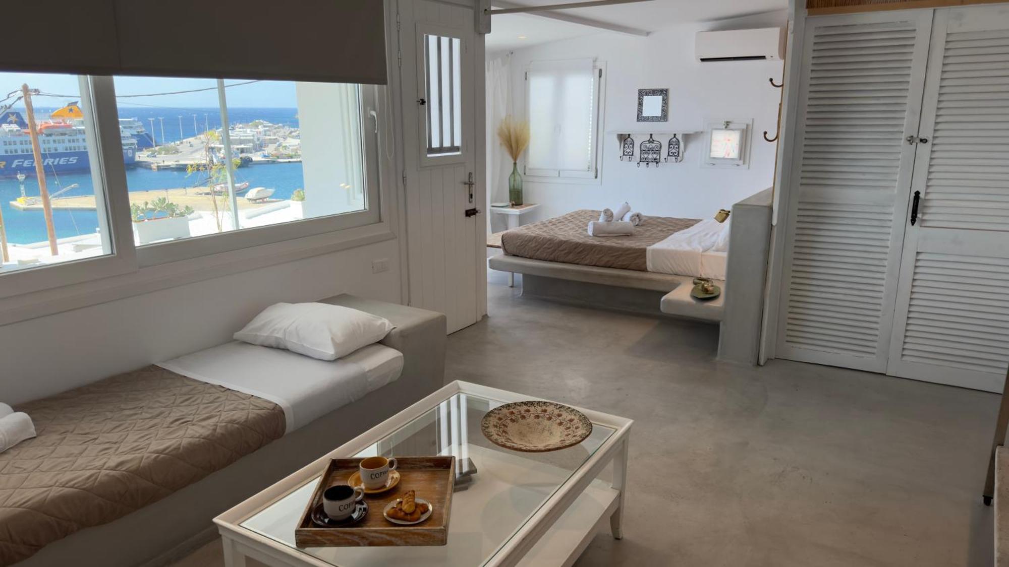 Mykonos Tourlos Nests - Sea View Escape Lägenhet Exteriör bild