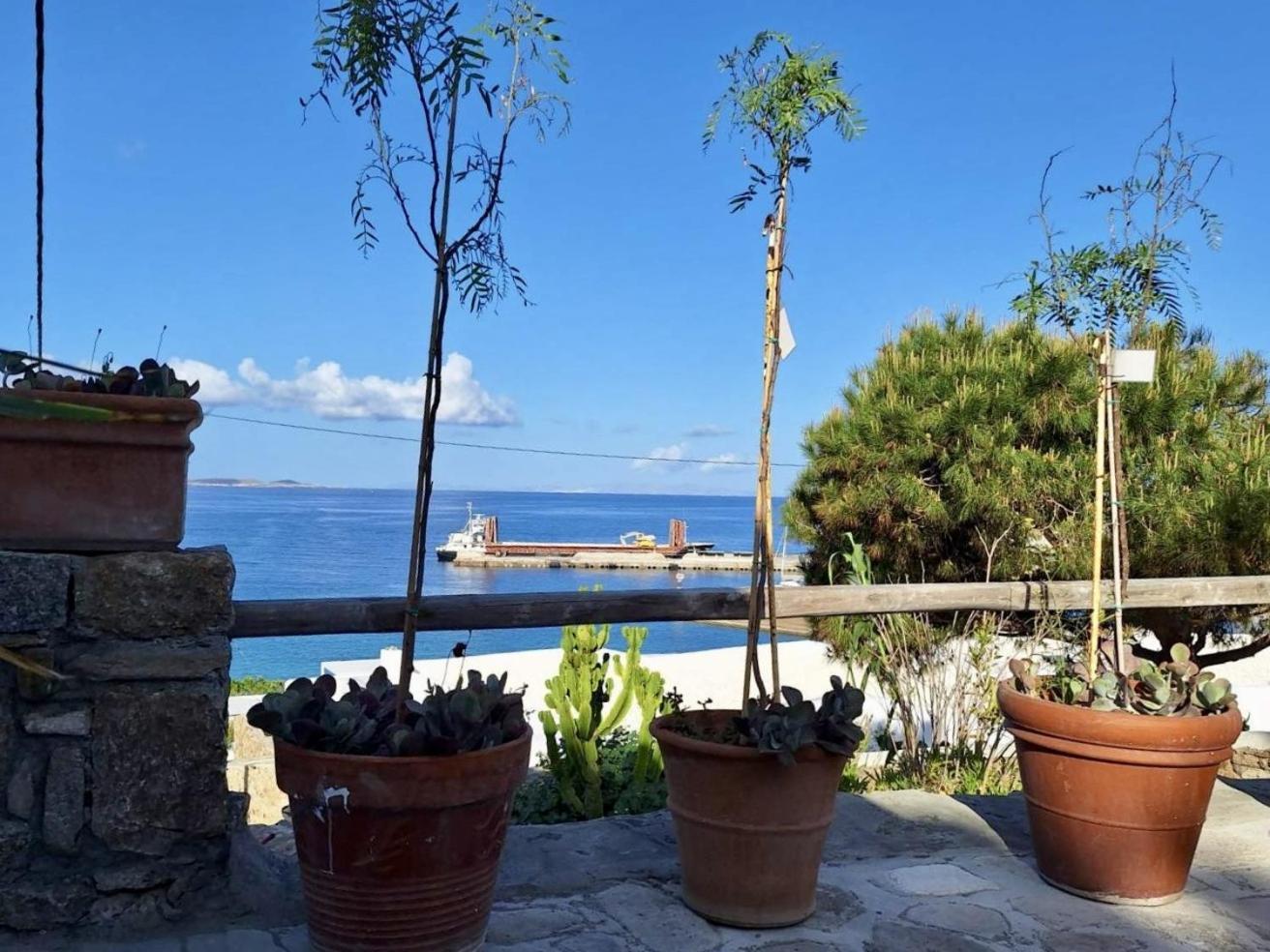 Mykonos Tourlos Nests - Sea View Escape Lägenhet Exteriör bild