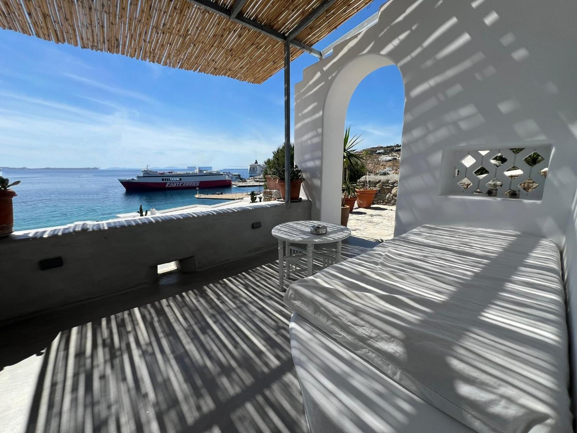 Mykonos Tourlos Nests - Sea View Escape Lägenhet Exteriör bild