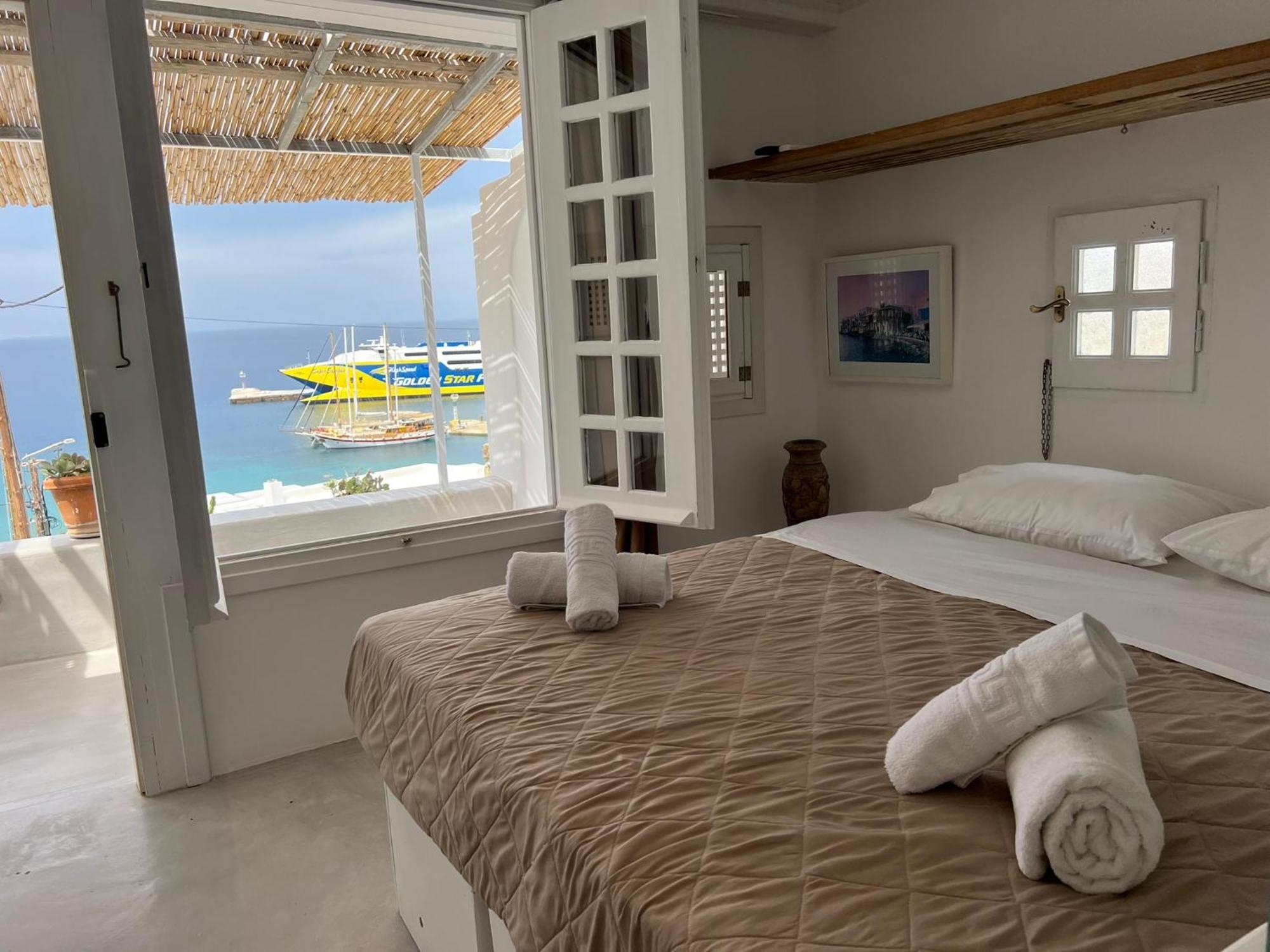 Mykonos Tourlos Nests - Sea View Escape Lägenhet Exteriör bild