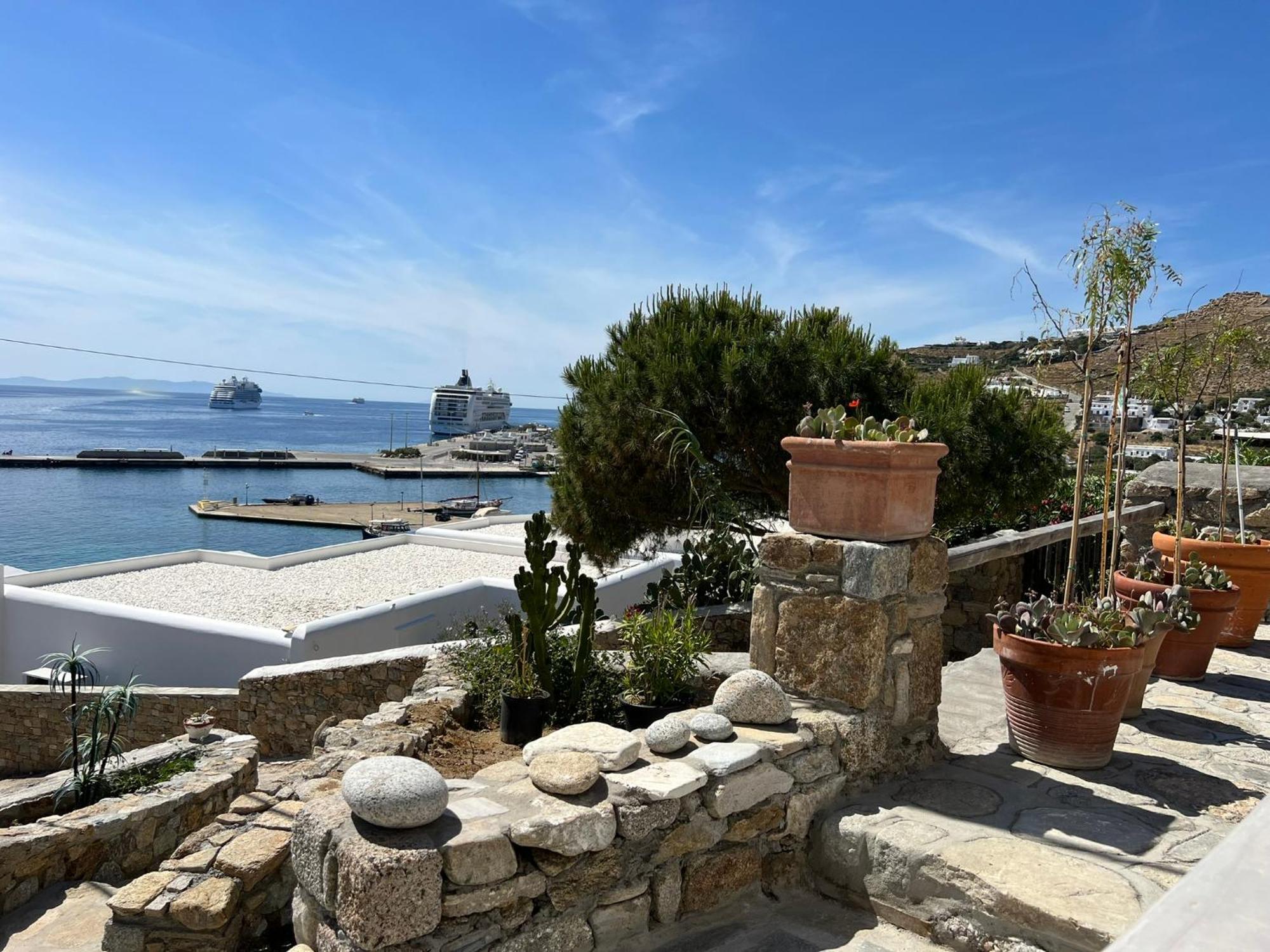 Mykonos Tourlos Nests - Sea View Escape Lägenhet Exteriör bild
