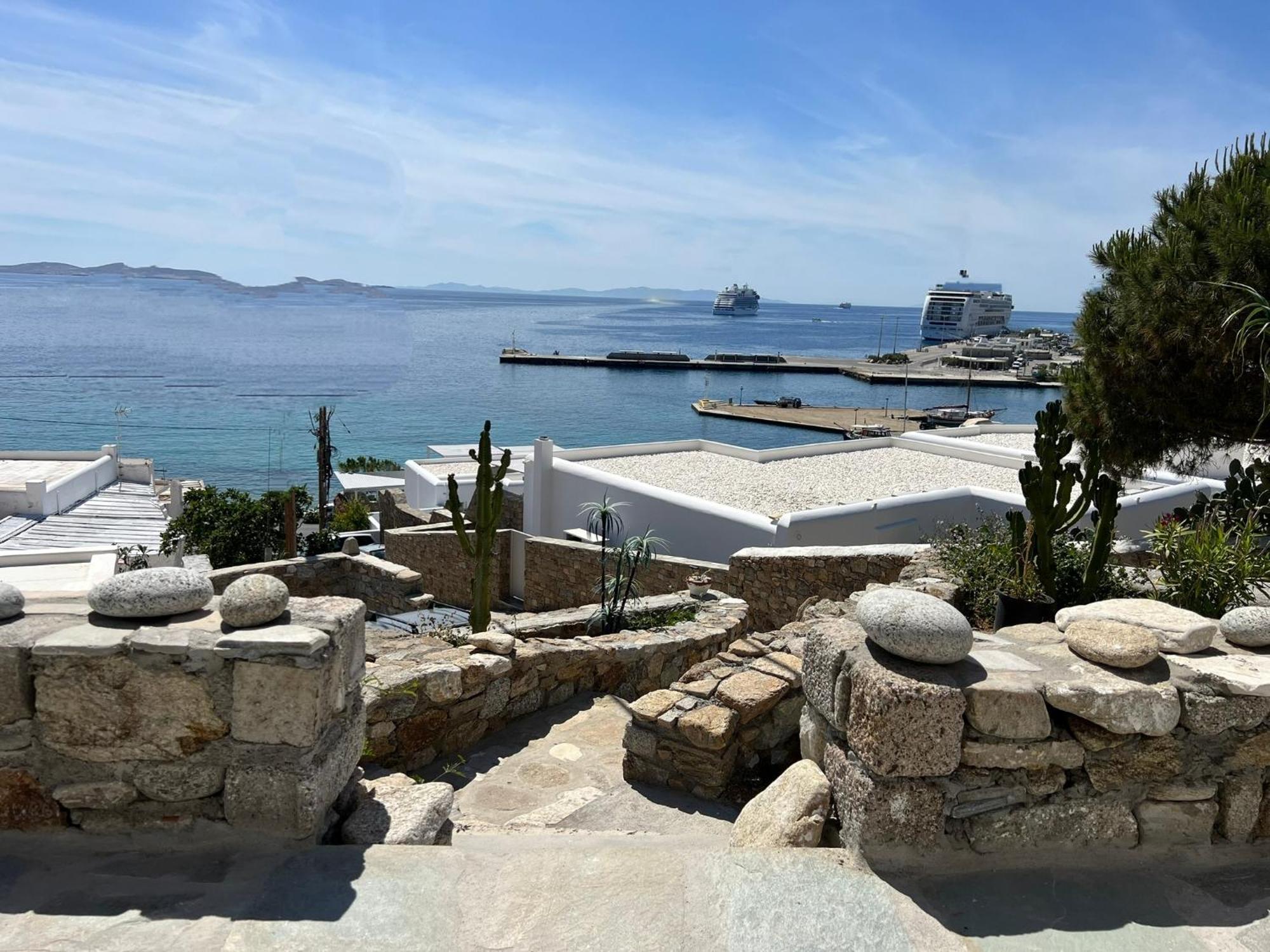 Mykonos Tourlos Nests - Sea View Escape Lägenhet Exteriör bild