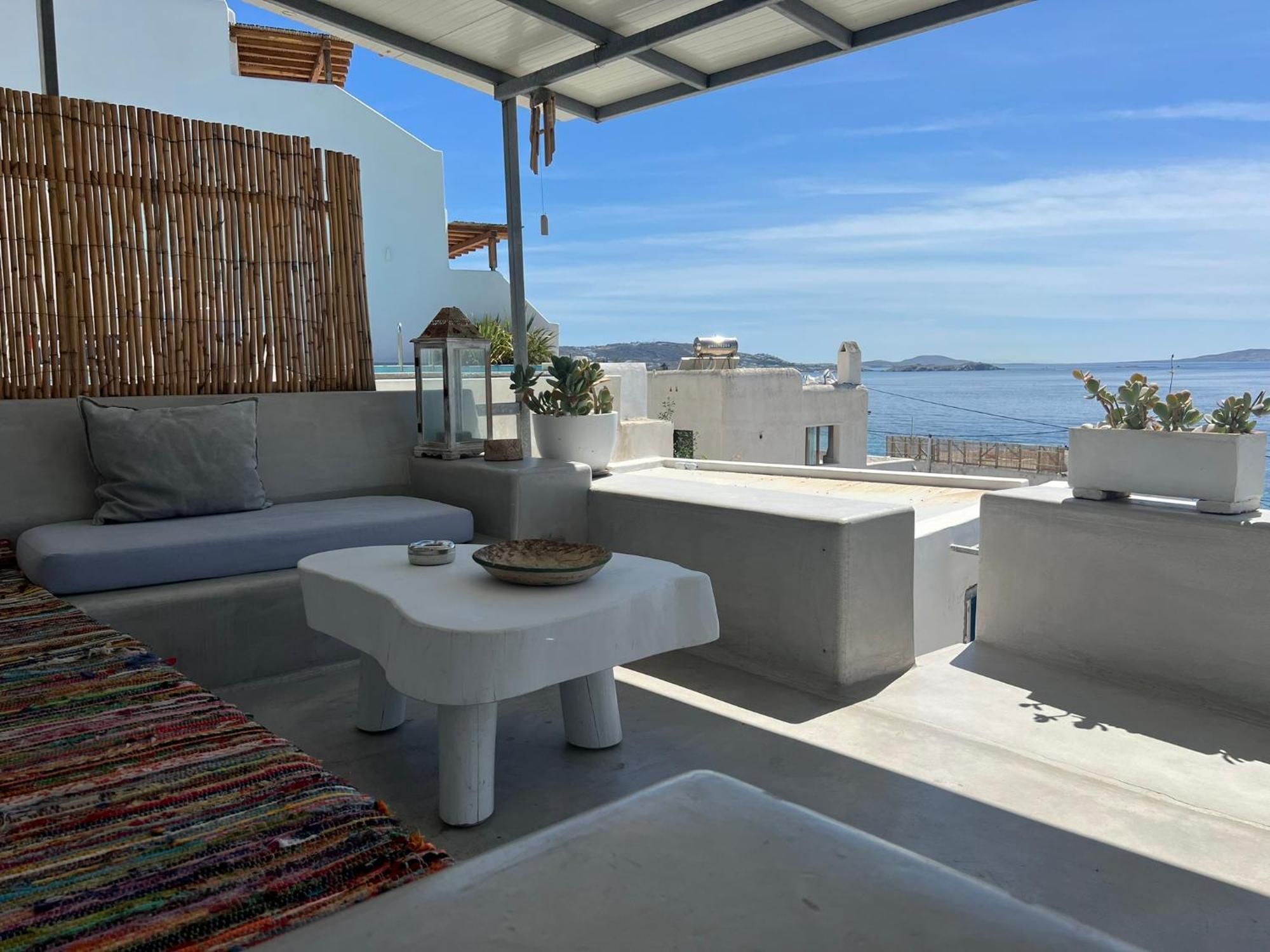 Mykonos Tourlos Nests - Sea View Escape Lägenhet Exteriör bild