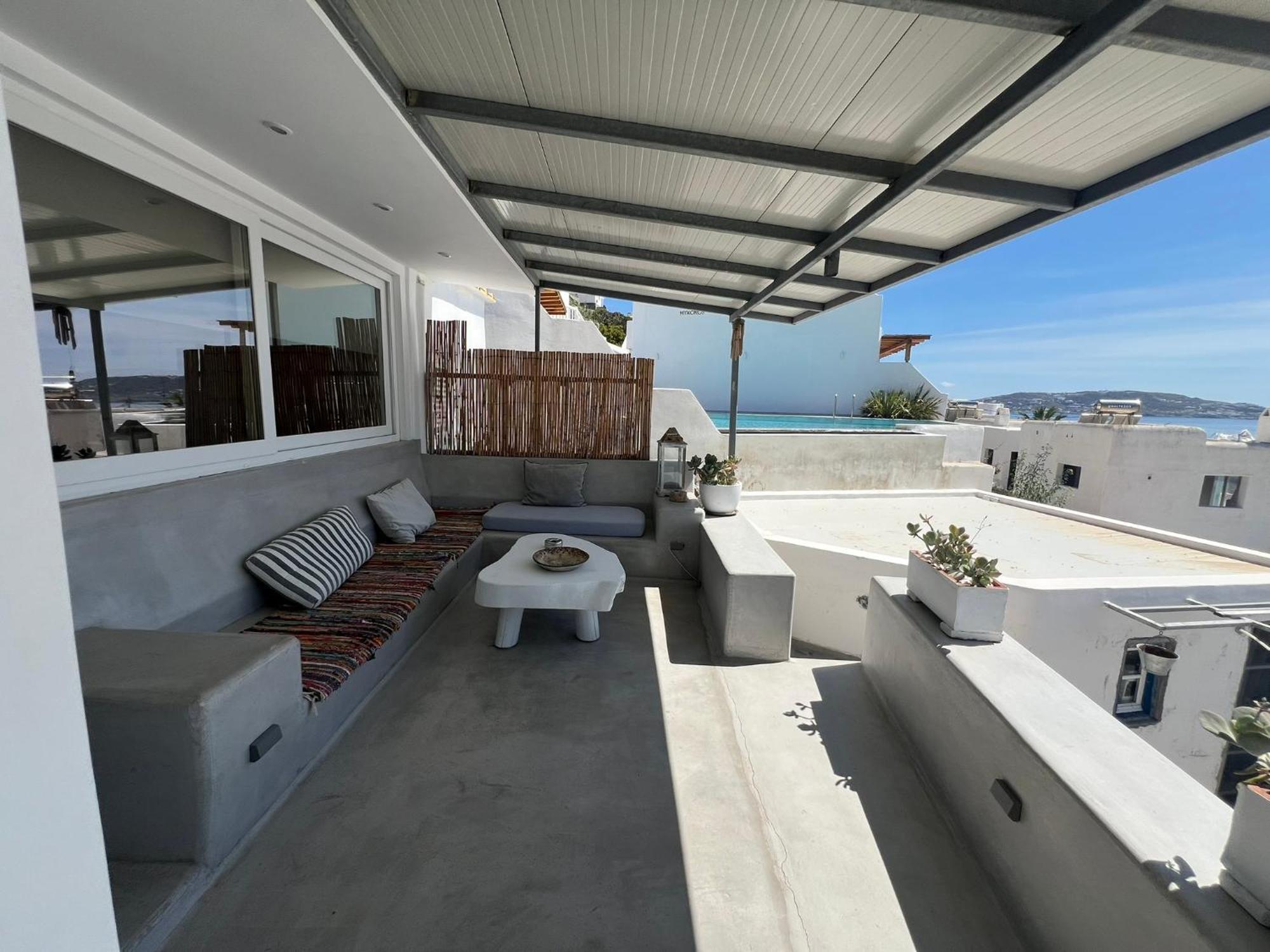 Mykonos Tourlos Nests - Sea View Escape Lägenhet Exteriör bild