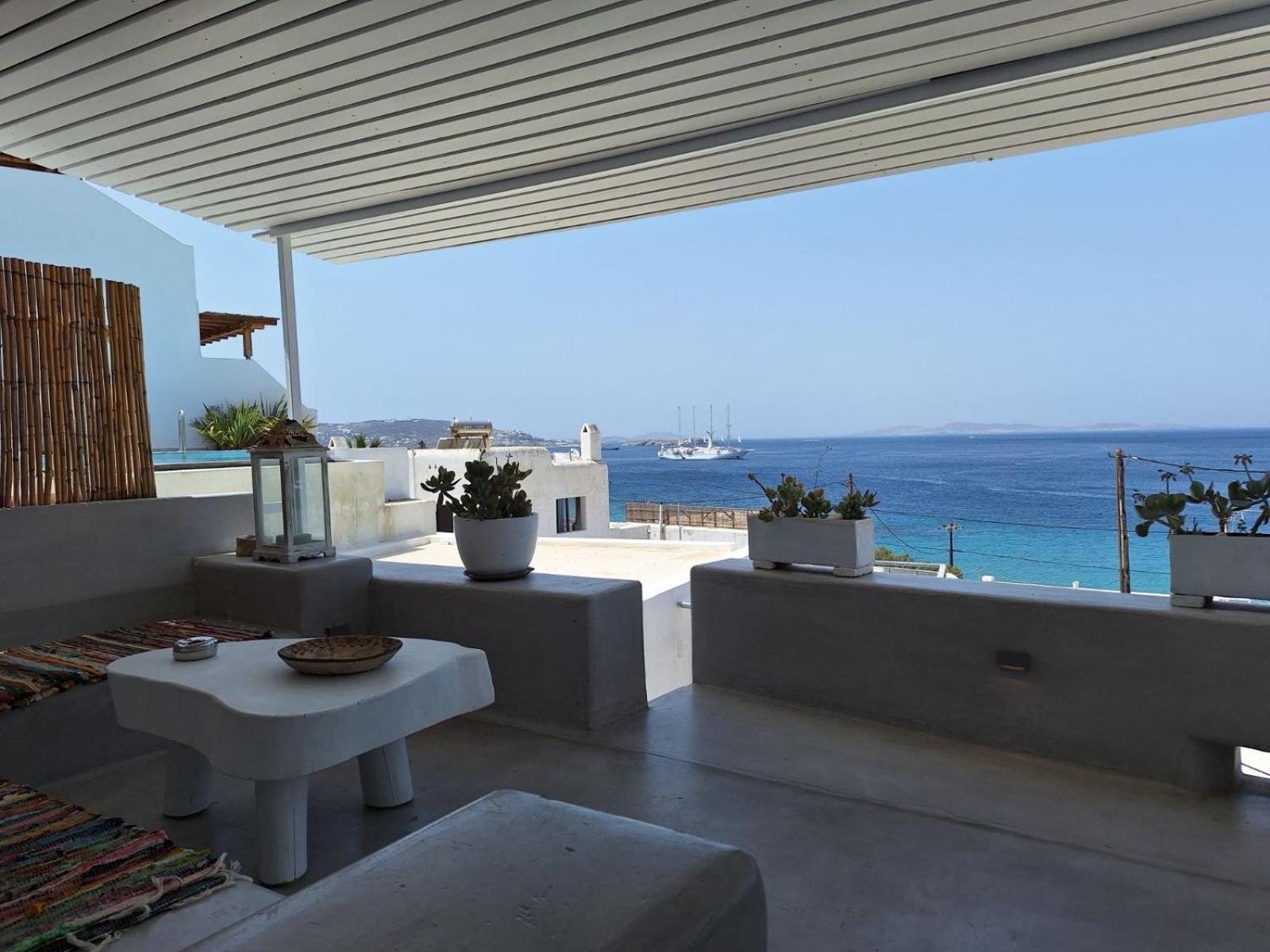 Mykonos Tourlos Nests - Sea View Escape Lägenhet Exteriör bild